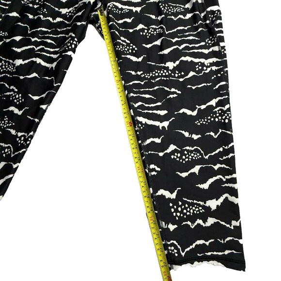 Kinesis High Rise Wave Length Moisture Wicking Ankle Leggings 3X - Picture 2 of 6